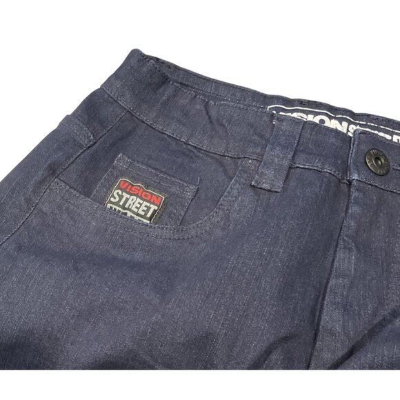 Vision Street Wear Relaxed Straight Jeans Men 31x31 Streetwear Skater HipHop Y2K - Picture 3 of 7